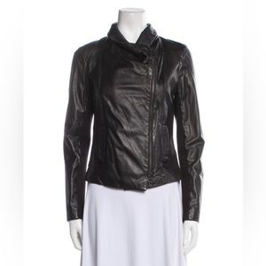 Vince 100% Lamb Leather Biker Jacket